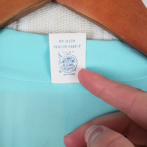 Vintage JC Penny Maxi Dress Sleepwear‎ Blue Size Large - Picture 4 of 12